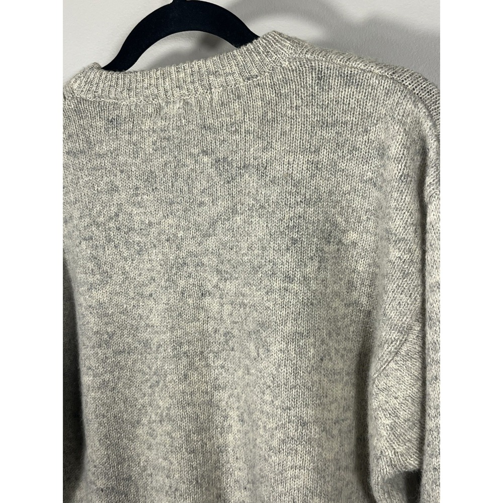 Vintage REI 100% Shetland Wool Crew Neck Sweater Beige Mens Medium Outdoor - Picture 10 of 10